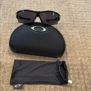 Oakley Black and Blue Sunglasses Set